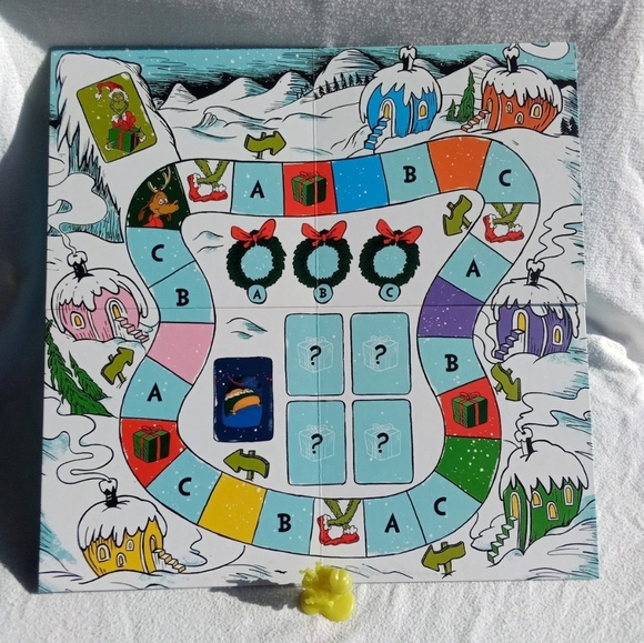 Dr. Suess Merry Grinchmas Board Game CHARACTER AND BOARD ONLY - Picture 3 of 3